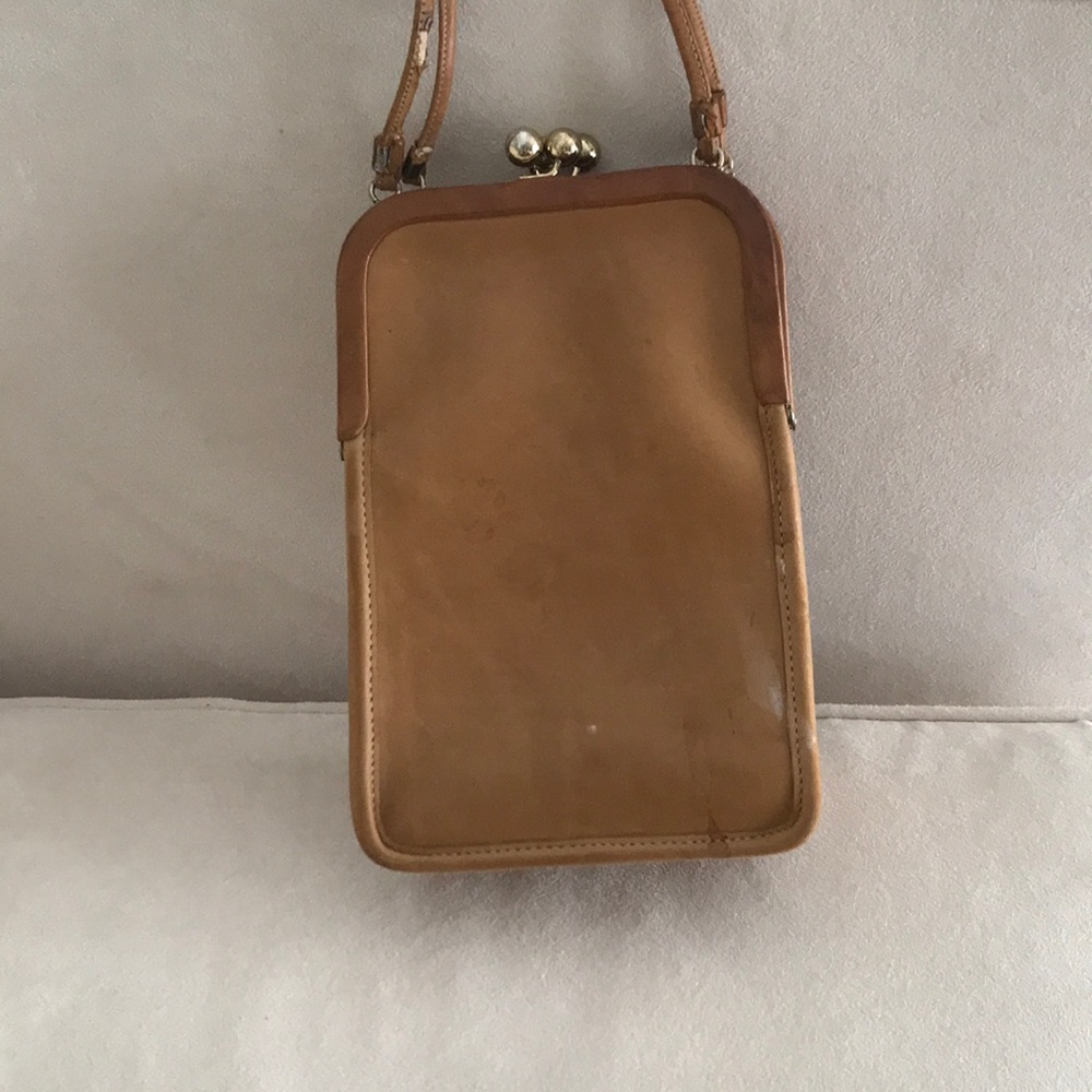 Vintage Coach brown leather purse